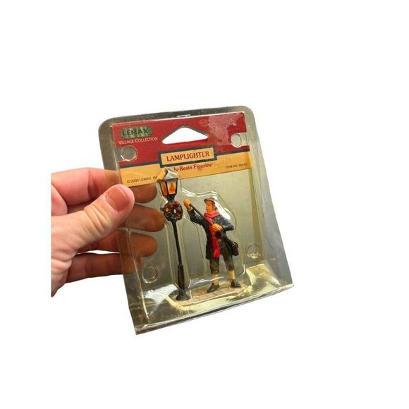 Lemax Village Collection Lamplighter Poly-Resin Figurine - Picture 2 of 7